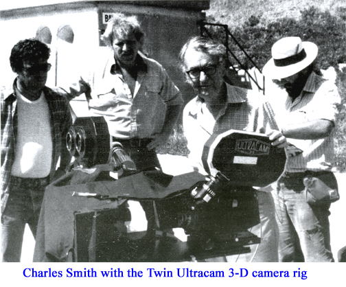 Twin Ultracam Nightrider 3-D test in 1982 with Charles Smith in foreground