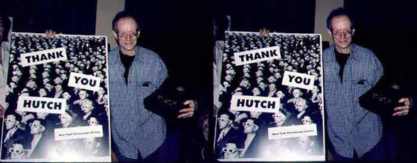 David Hutchison 2 weeks before he died at the NY Stereo Society