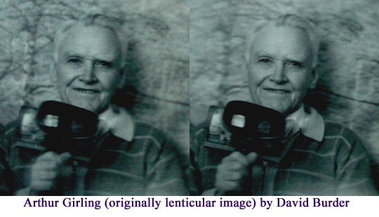 Arthur Girling image (originally a lenticular) by David Burder