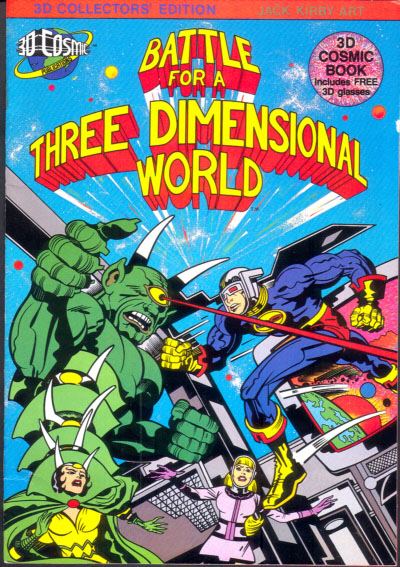 Battle for a Three Dimensional World 3-D comic by Jack Kirby