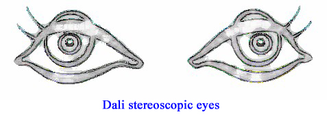 Dali's stereoscopic eyes (freeview them in 3-D!)