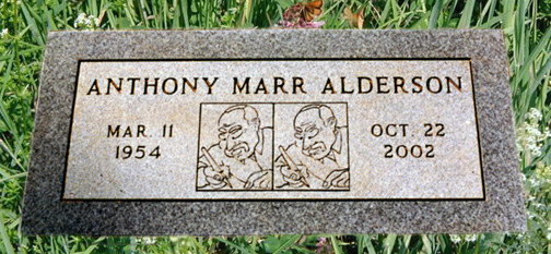 Tony Alderson's Freevision Headstone