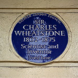 Sir Charles Wheatstone - Blue Plaque