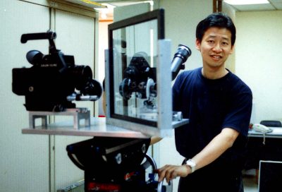 Henry Chung with Twin Camera Rig for 3-D Movies
